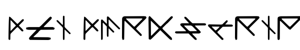 DLI DarkScript font preview